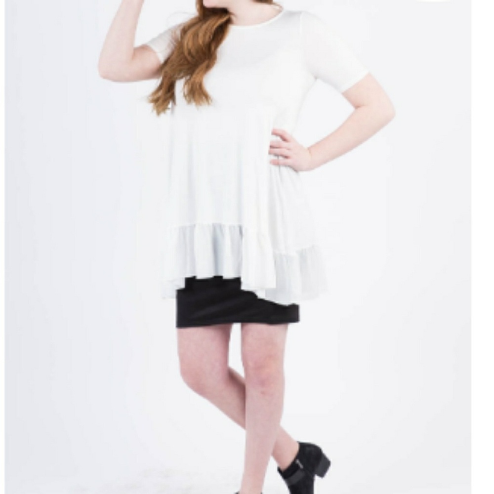 Chiffon ruffle